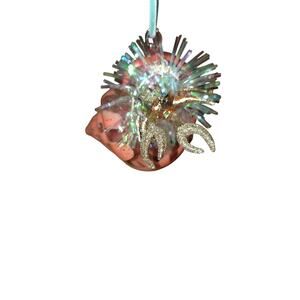 Christmas Ornament Crab in a Shell